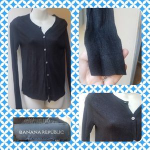 Black Silk Cardigan{ Banana Republic}